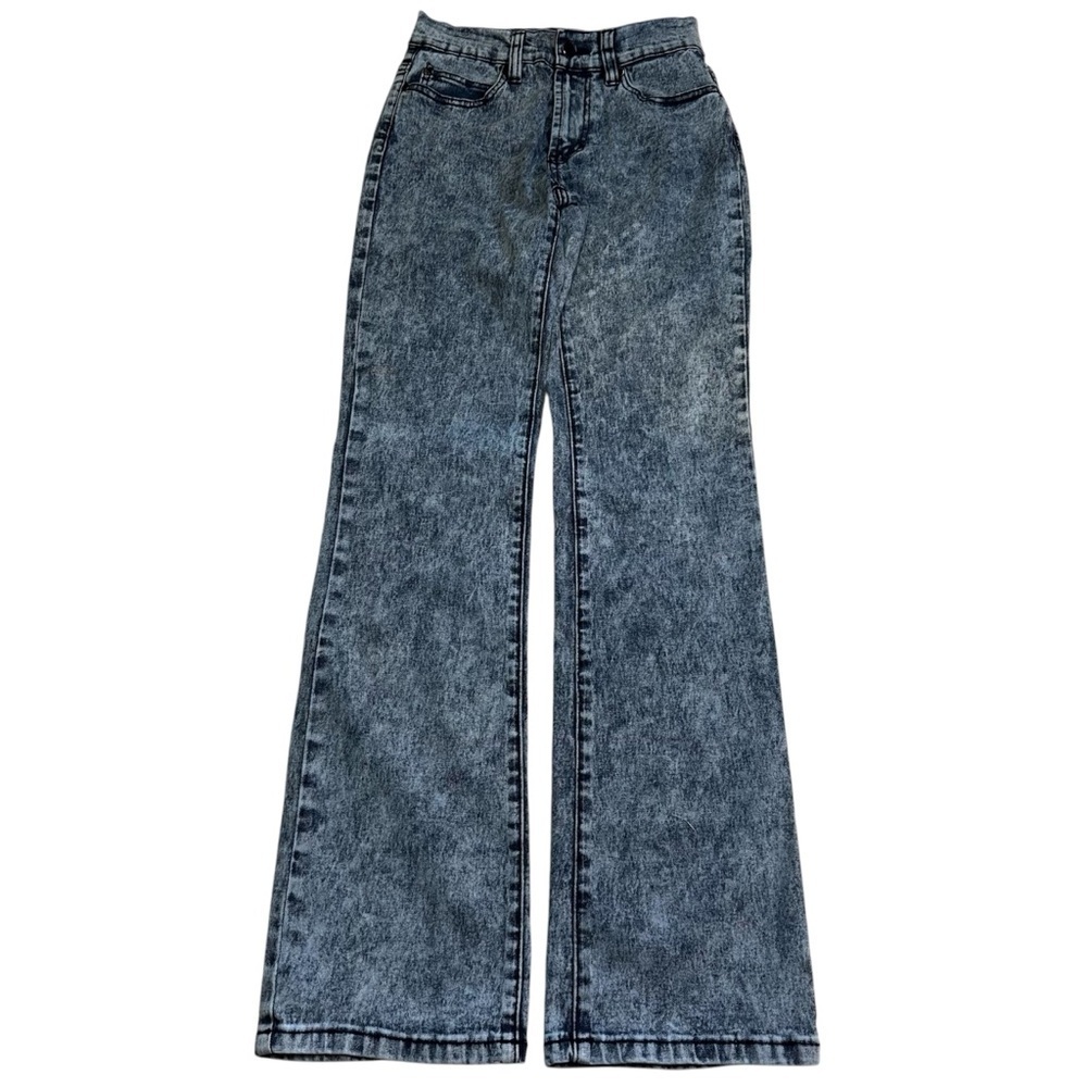 DG2 by Diane Gilman Acid Wash Jeans Size 2 Bootcut Zip Front 5 Pockets Denim NEW - Picture 11 of 12
